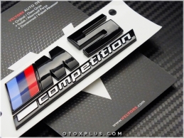 BMW Black / Siyah M5 Competition M5 Logo Amblem Seti