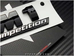 BMW Black / Siyah M1 Competition M1 Logo Amblem Seti