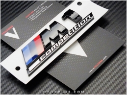 BMW Black / Siyah M1 Competition M1 Logo Amblem Seti