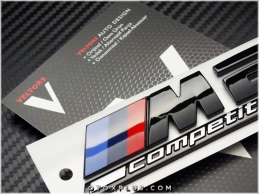 BMW Black / Siyah M2 Competition M2 Logo Amblem Seti