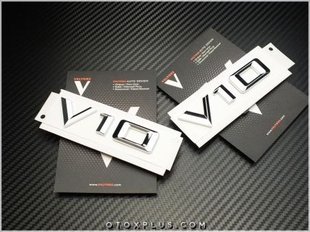 BMW Araç Yan V10 Logo Amblem Seti