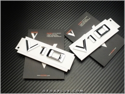 BMW Araç Yan V10 Logo Amblem Seti