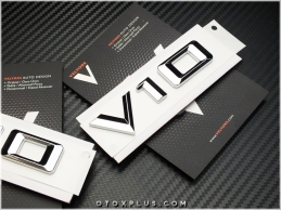 BMW Araç Yan V10 Logo Amblem Seti