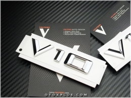 BMW Araç Yan V10 Logo Amblem Seti