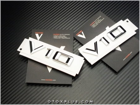 BMW Araç Yan V10 Logo Amblem Seti