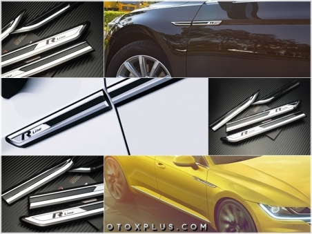 VW Passat B8 R Line R Yan Çamurluk Passat Logo Amblem Seti