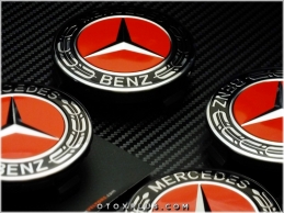 Mercedes Yeni Nesil Siyah Jant Göbeği Göbek Kapak Seti Mercedes Yeni Nesil Siyah Jant Göbeği Göbek Kapak Seti