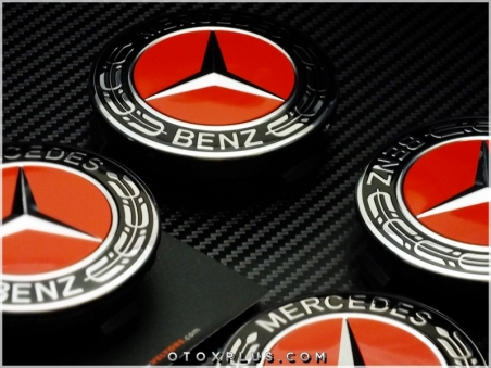 Mercedes Yeni Nesil Siyah Jant Göbeği Göbek Kapak Seti