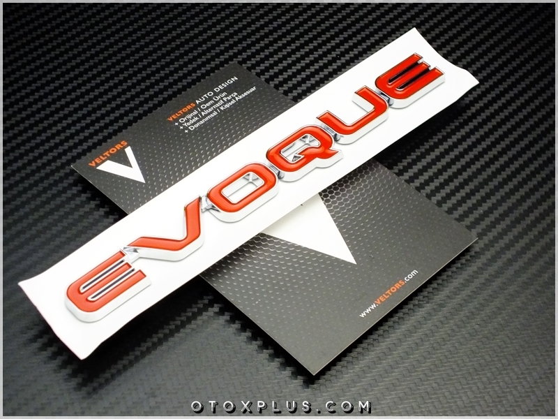 Range Rover Evoque Bagaj Yazı Evoque Logo Amblem