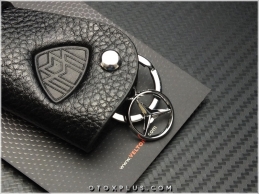 Mercedes MAYBACH Logo Amblem Özel Deri MAYBACH Anahtarlık