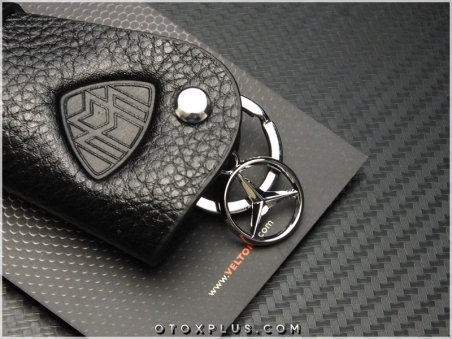 Mercedes MAYBACH Logo Amblem Özel Deri MAYBACH Anahtarlık