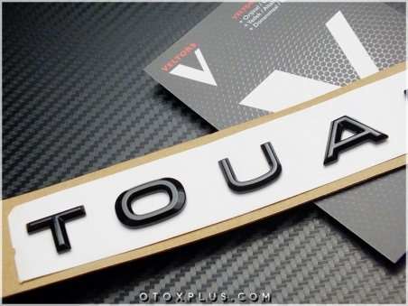 VW Touareg Araç Bagaj Yazısı Touareg Logo Amblem