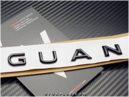 VW Tiguan Glossy Black / Parlak Siyah Bagaj Yazı Tiguan Logo Amblem