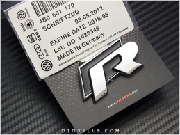 VW R Line R Polo Golf Jetta Scirocco Arteon Passat CC Bagaj Yazı Logo