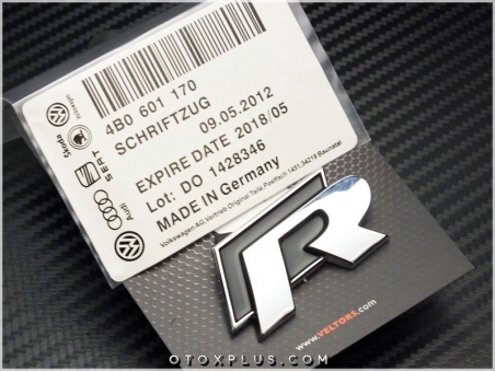 VW R Line R Polo Golf Jetta Scirocco Arteon Passat CC Bagaj Yazı Logo