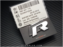 VW R Line R Polo Golf Jetta Scirocco Arteon Passat CC Bagaj Yazı Logo