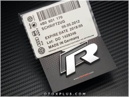 VW R Line R Polo Golf Jetta Scirocco Arteon Passat CC Bagaj Yazı Logo