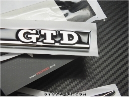 VW Polo Golf Gtd Yan GTD Logo Amblem Seti