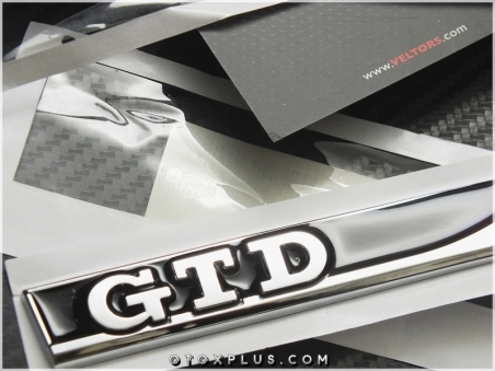 VW Polo Golf Gtd Yan GTD Logo Amblem Seti