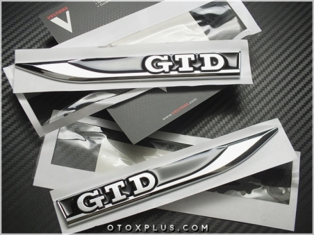 VW Polo Golf Gtd Yan GTD Logo Amblem Seti