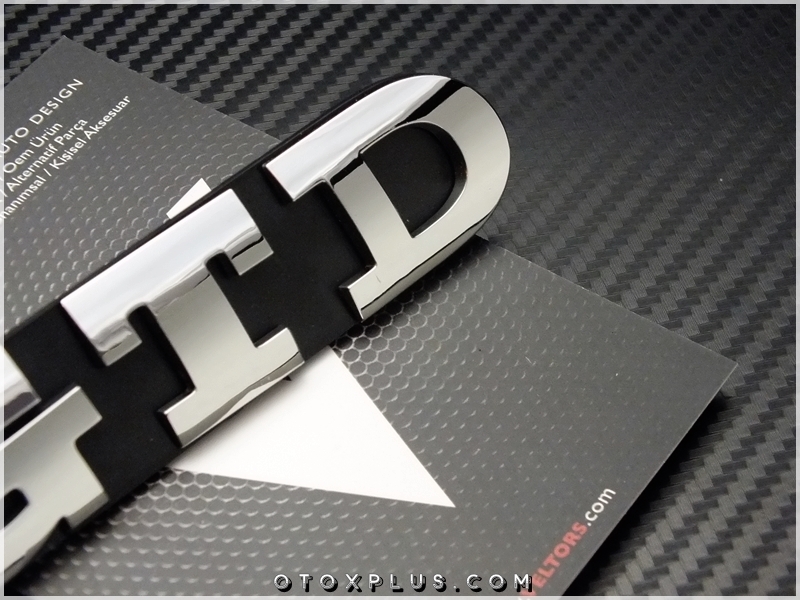 VW Gtd Ön Izgara Gtd Logo Amblem