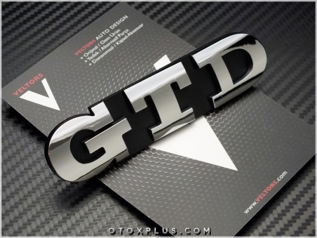 VW Gtd Ön Izgara Gtd Logo Amblem