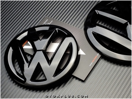 VW Tiguan Piano Black Ön Izgara Arka Bagaj Logo Amblem