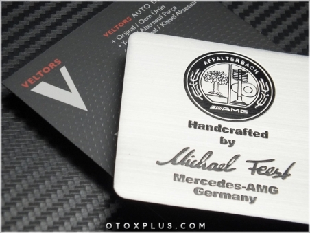 Mercedes AMG Araç Plaketi AMG Logo Amblem