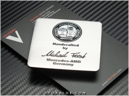 Mercedes AMG Araç Plaketi AMG Logo Amblem