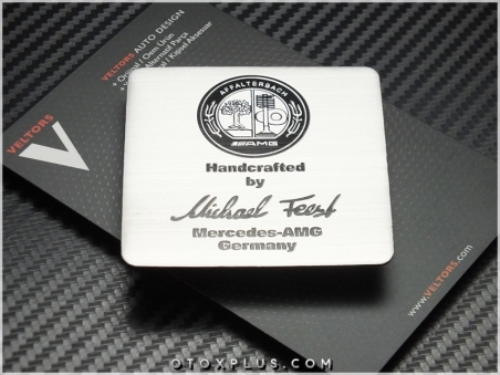 Mercedes AMG Araç Plaketi AMG Logo Amblem