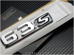 Mercedes E63 S / E 63S Bagaj Yazı E63S Logo Amblem Seti Mercedes E63 S / E 63S Bagaj Yazı E63S Logo Amblem Seti