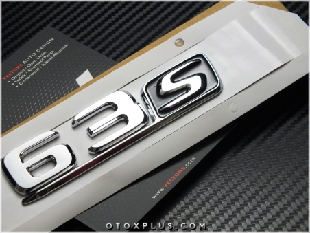 Mercedes E63 S / E 63S Bagaj Yazı E63S Logo Amblem Seti