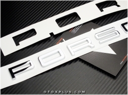 Porsche Araç Bagaj Yazı PORSCHE Logo Amblem Porsche Araç Bagaj Yazı PORSCHE Logo Amblem