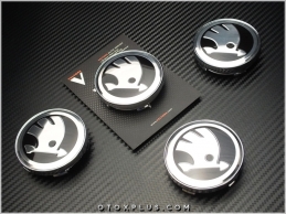Skoda Logo Amblem Jant Göbeği Skoda Jant Göbek Kapak Seti