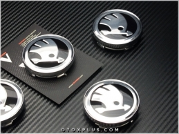 Skoda Logo Amblem Jant Göbeği Skoda Jant Göbek Kapak Seti