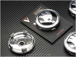 Skoda Logo Amblem Jant Göbeği Skoda Jant Göbek Kapak Seti