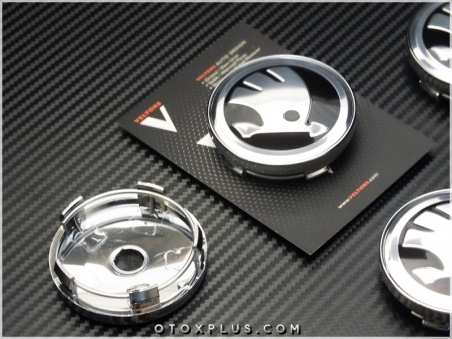 Skoda Logo Amblem Jant Göbeği Skoda Jant Göbek Kapak Seti