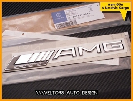 Mercedes Yeni Nesil AMG Black Series Bagaj Yazı Logo Amblem
