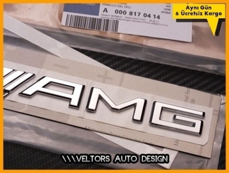 Mercedes Yeni Nesil AMG Black Series Bagaj Yazı Logo Amblem