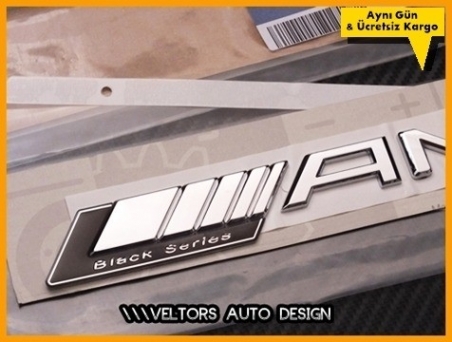 Mercedes Yeni Nesil AMG Black Series Bagaj Yazı Logo Amblem