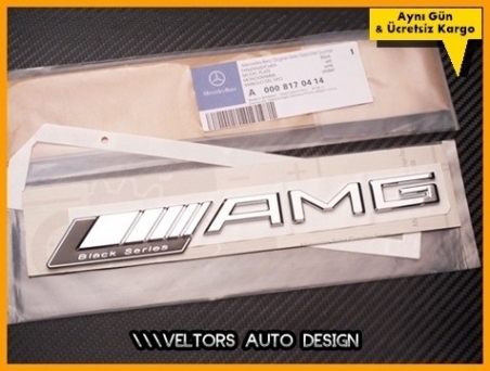 Mercedes Yeni Nesil AMG Black Series Bagaj Yazı Logo Amblem