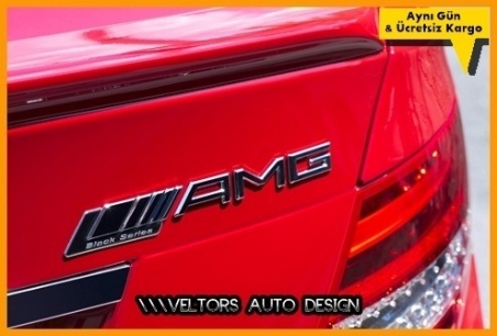 Mercedes Yeni Nesil AMG Black Series Bagaj Yazı Logo Amblem