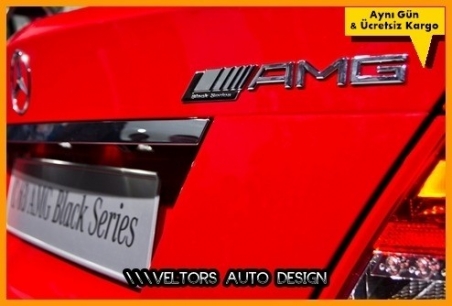 Mercedes Yeni Nesil AMG Black Series Bagaj Yazı Logo Amblem
