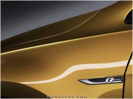 VW R Line Orjinal Yan Çamurluk R Line Logo Amblem Seti