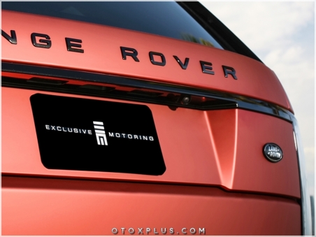 Land Rover Arka Bagaj Yazı Land Rover Logo Amblem
