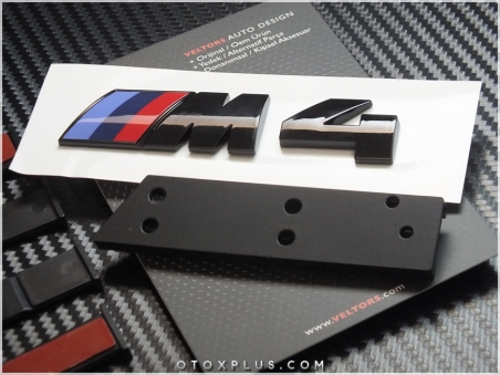 BMW Siyah / Black Ön Izgara M4 Logo Amblem