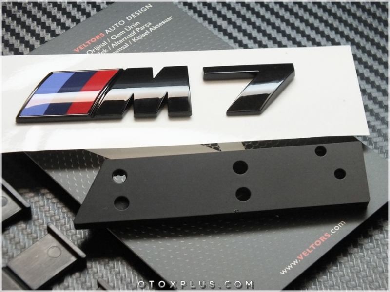 BMW Siyah / Black Ön Izgara M7 Logo Amblem BMW Siyah / Black Ön Izgara M7 Logo Amblem