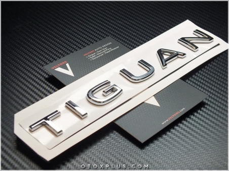 VW Tiguan Bagaj Yazı Tiguan Logo Amblem