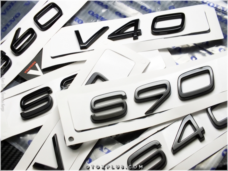 Volvo Glossy Black / Parlak Siyah XC60 / XC 60 Bagaj Yazı Logo Amblem Volvo Glossy Black / Parlak Siyah XC60 / XC 60 Bagaj Yazı Logo Amblem