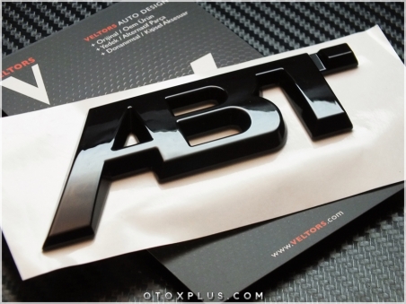 Audi Piano Black Siyah ABT Bagaj Yazı Logo Amblem